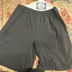 Vintage Anthony Richard’s Xl Black Grandma Essential Shorts 80s 90s Pockets
